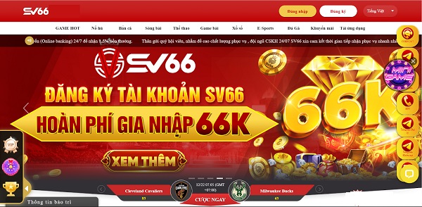 SV66 - Link vào nhà cái SV66 chuẩn nhất 2025 - Tặng 88k 17 Khuyến mãi SV66 đa dạng